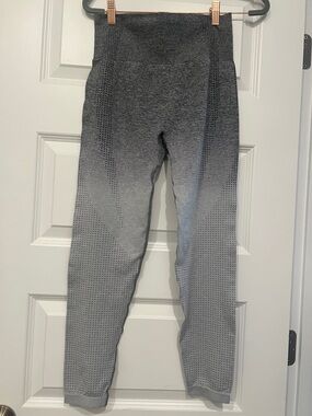 Private Label Seamless Ombre Grey High-Rise Leggings